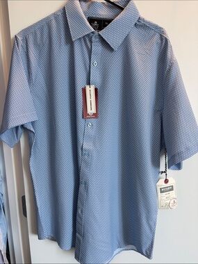 NWT Men’s golf polo button down shirt